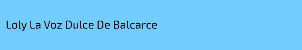 Loly La Voz Dulce De Balcarce